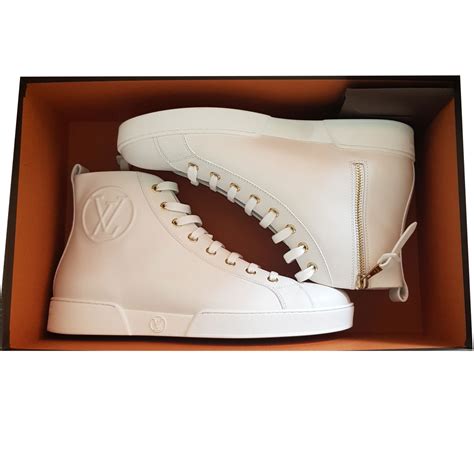 botte louis vuitton blanche|chaussure Louis Vuitton.